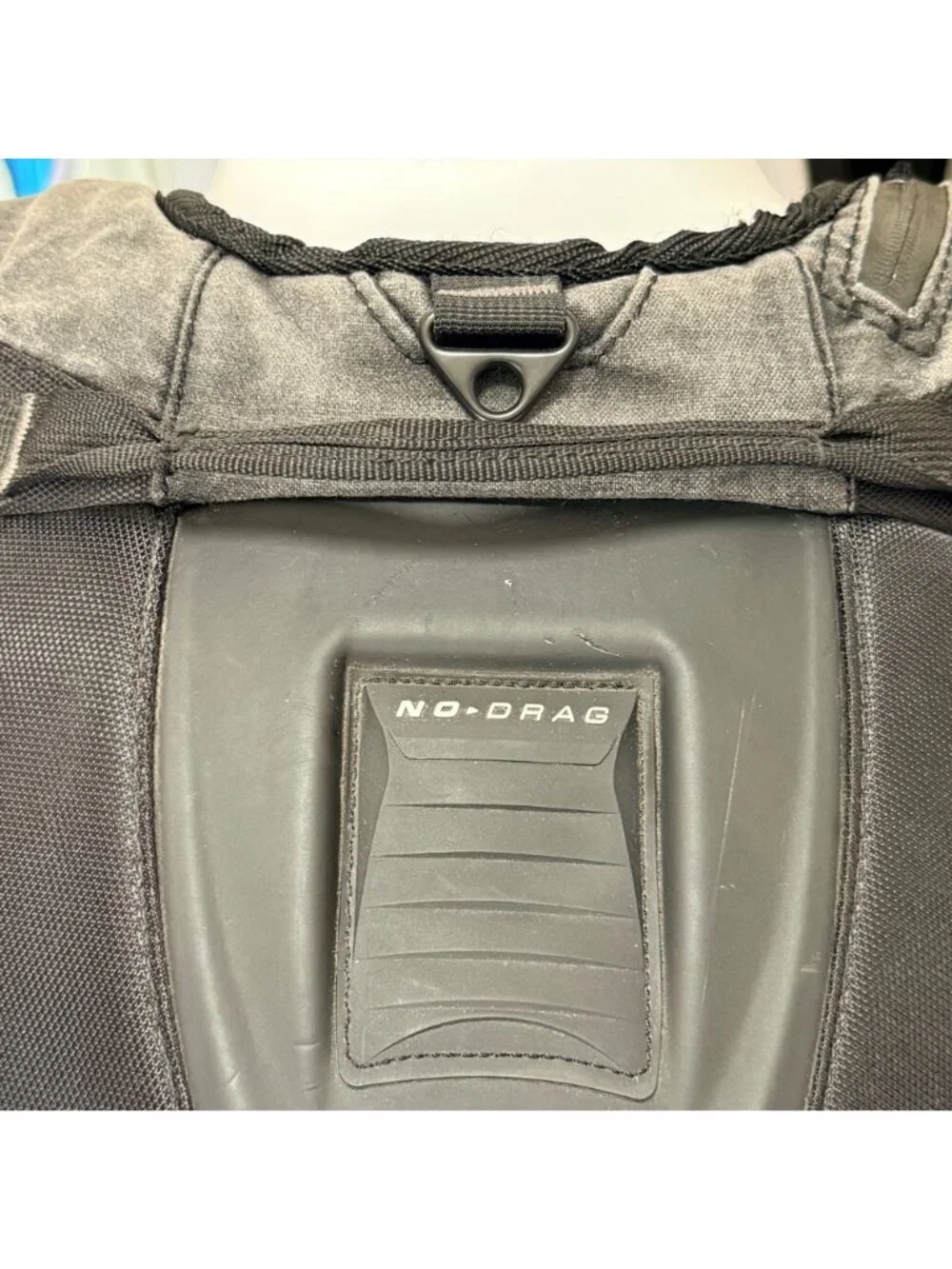 OGIO No Drag Original Motorcycle Backpack - Black/Gold Hard Shell Riding Bag